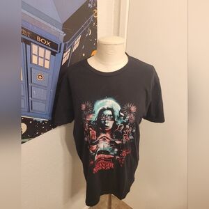 Stranger Things Netflix Drive-Into Experience T-Shirt Medium Black